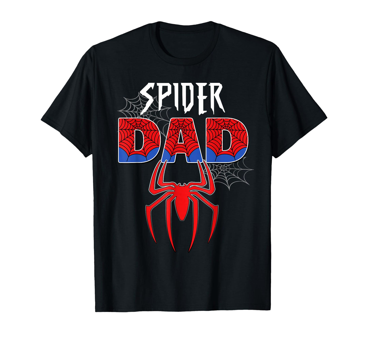 Mens Spider Dad Design Father's Day Matching Family Birthday T-Shirt