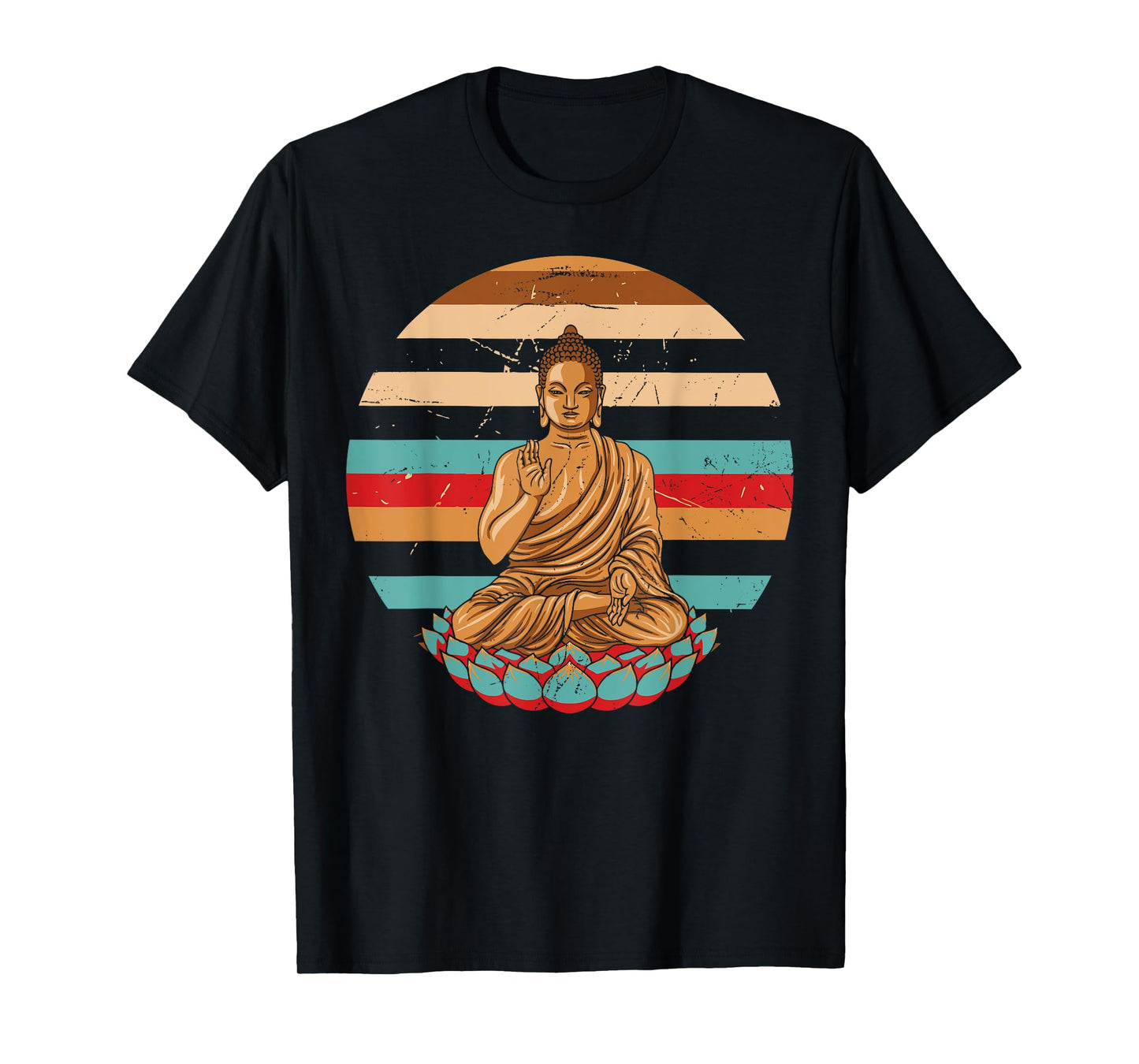 Vintage Style Retro Sleeping Buddha Gift T-Shirt T-Shirt