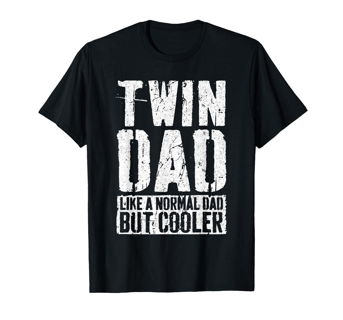 Twin Dad Shirt Men Dad Of Twins Fathers Day T-Shirt