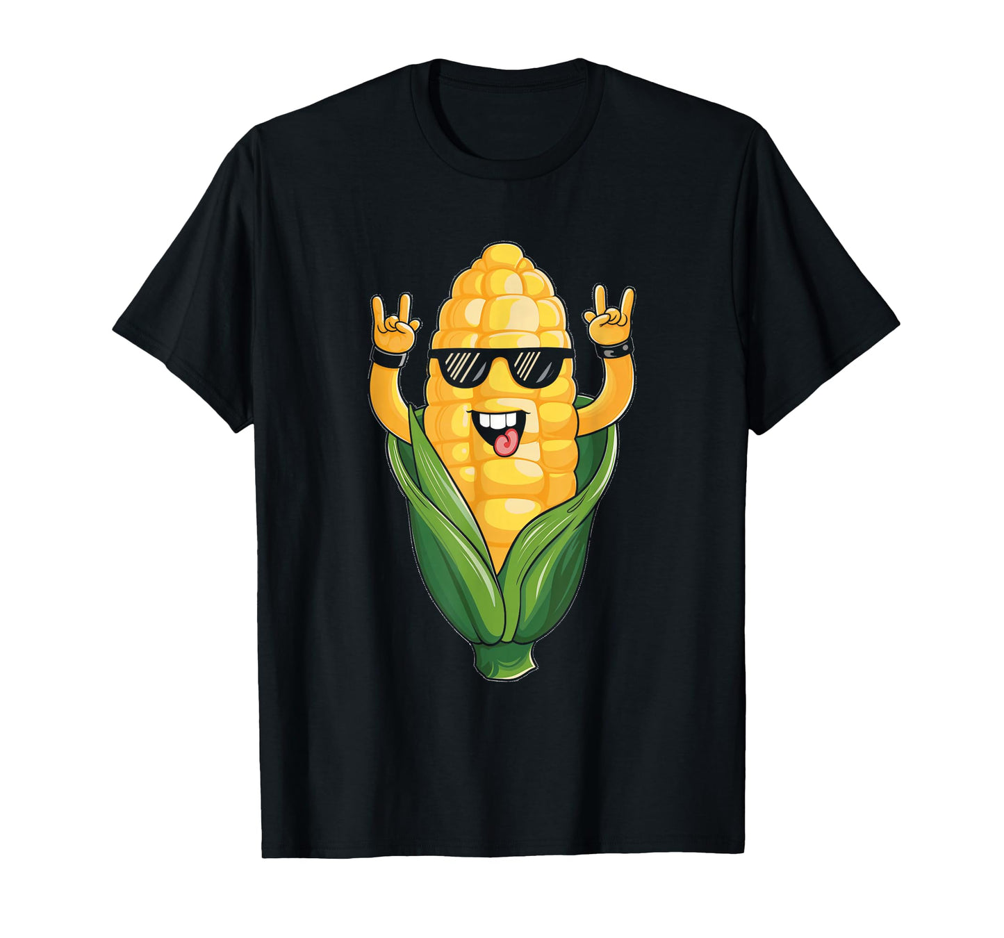 Rock On Corn Corn Lover Sweet Corn On The Cob T-Shirt