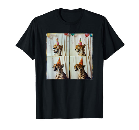 African Cheetah Lover Colorful Safari Animal Birthday T-Shirt