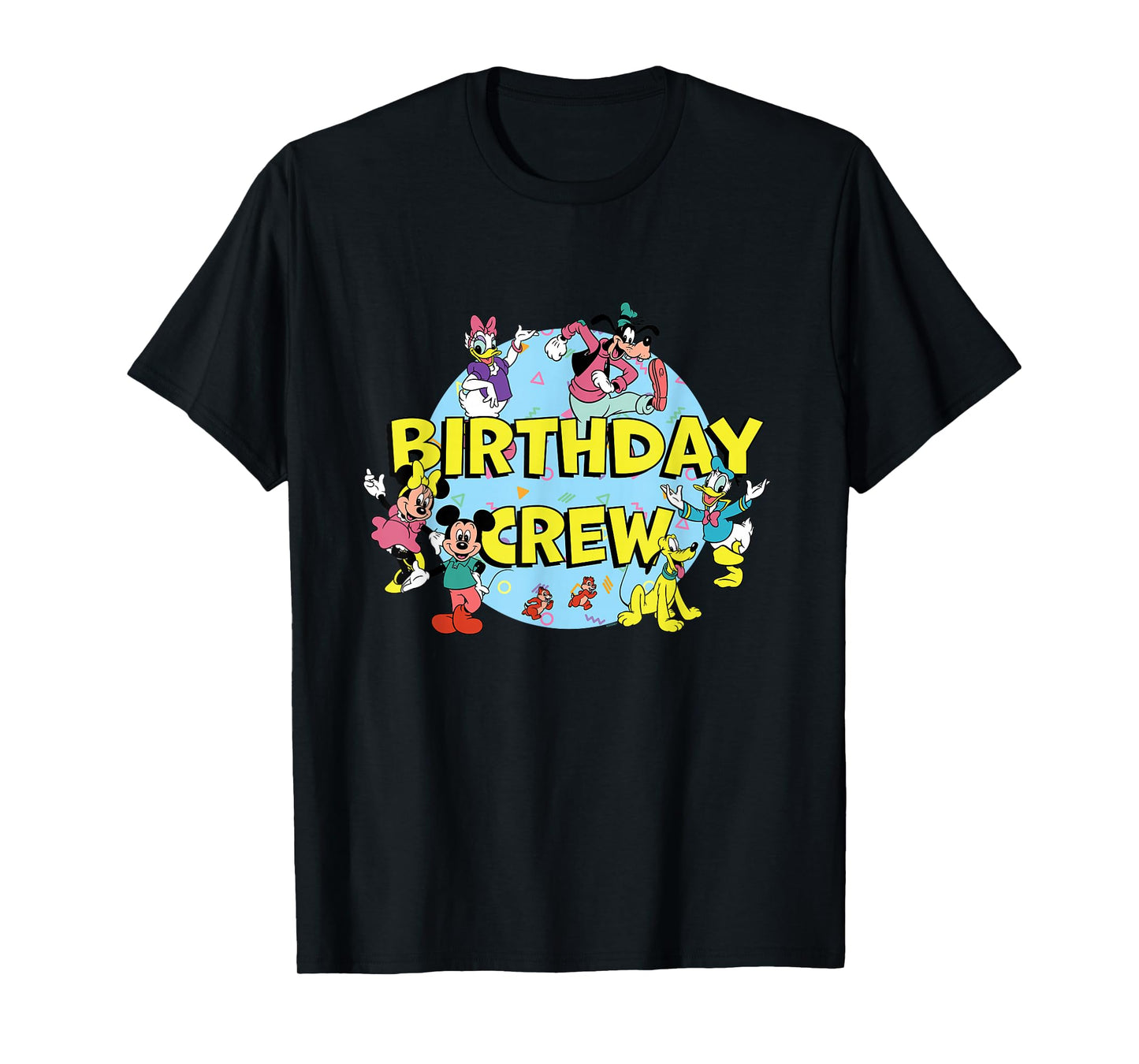 Disney Mickey and Friends Birthday Crew Party Matching T-Shirt