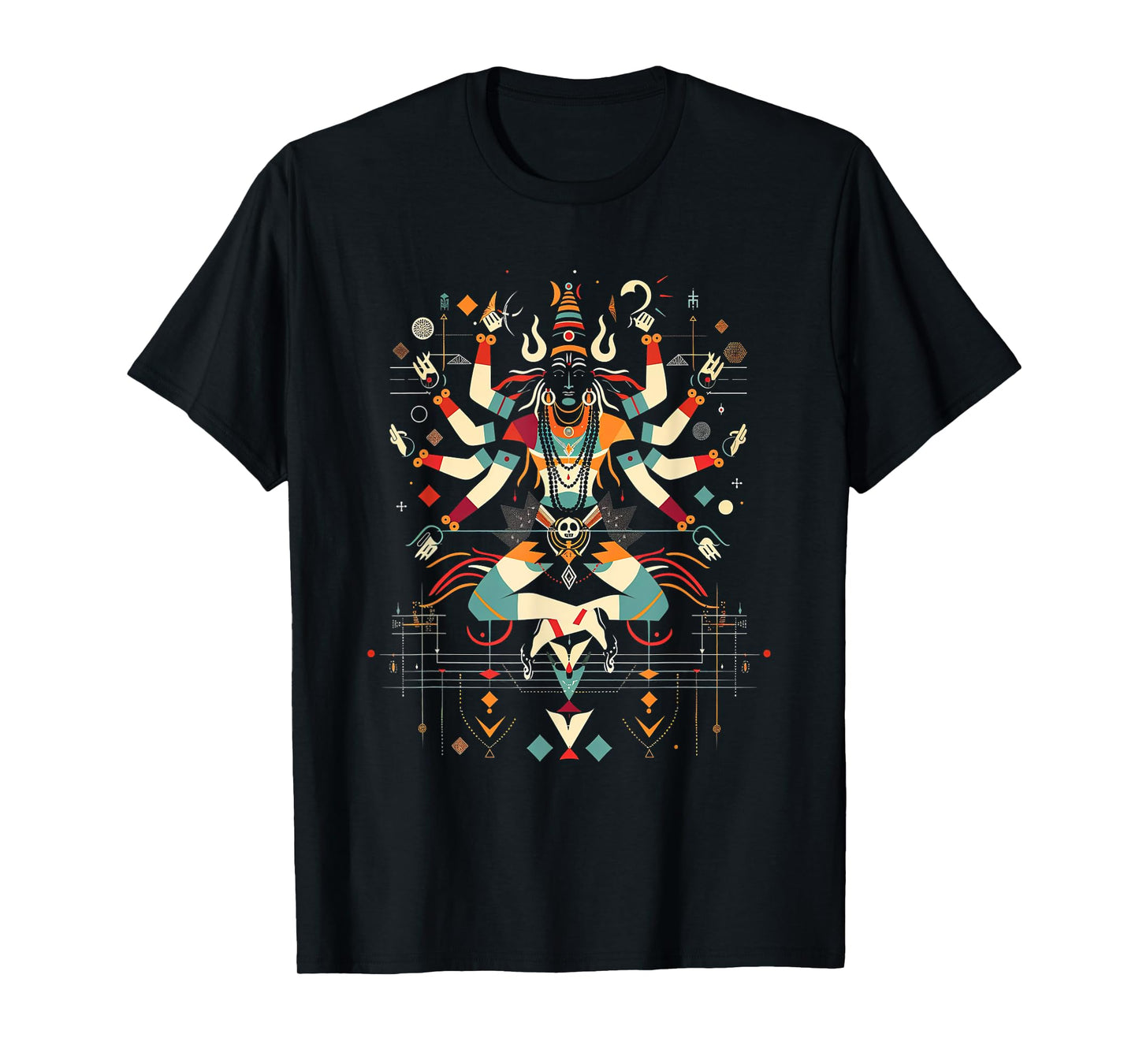 Shiva spiritual hindu god tandava dance yoga meditation T-Shirt
