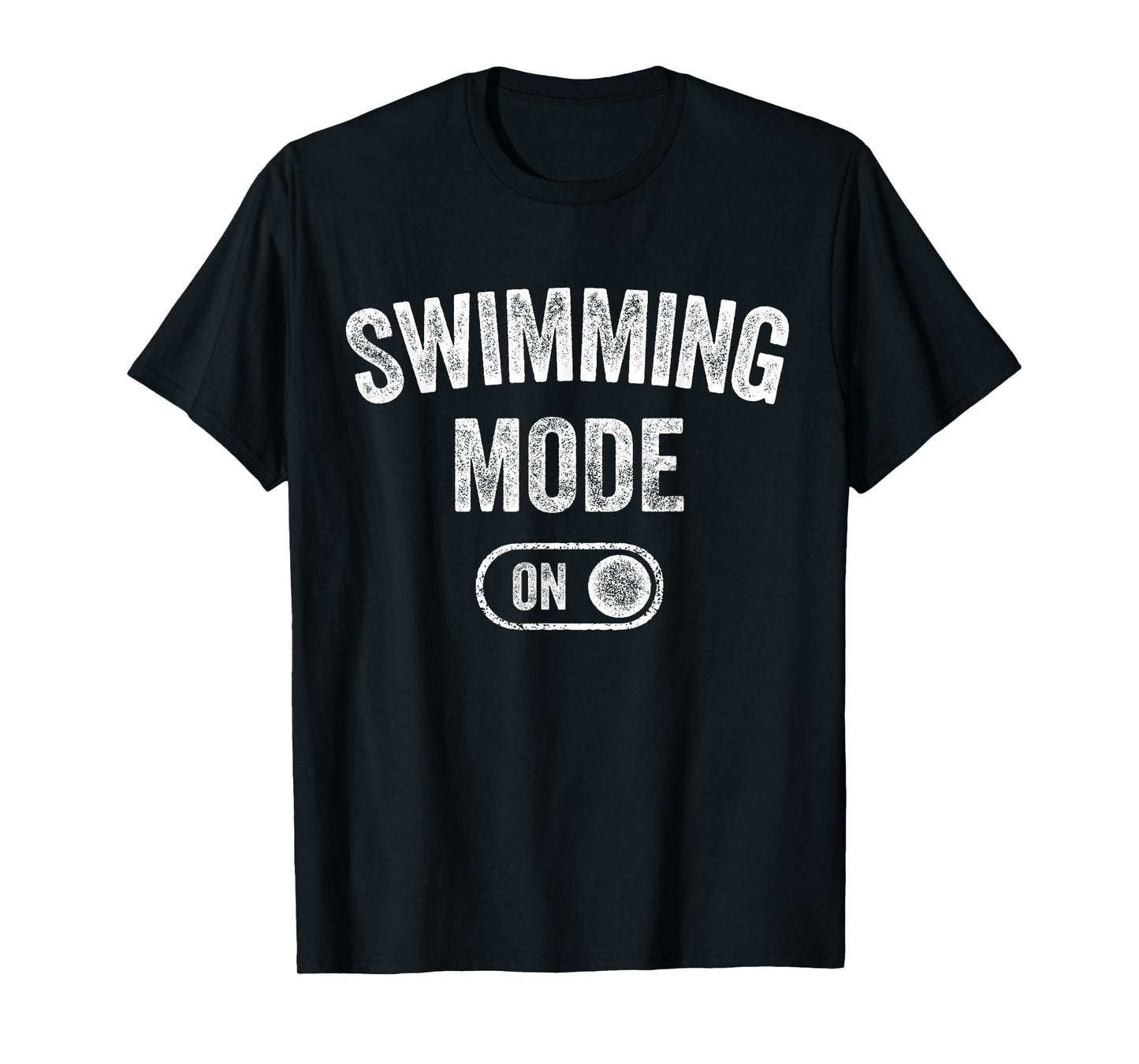 Swimming Mode On Funny Swimmer Gift Diver Coach T-Shirt