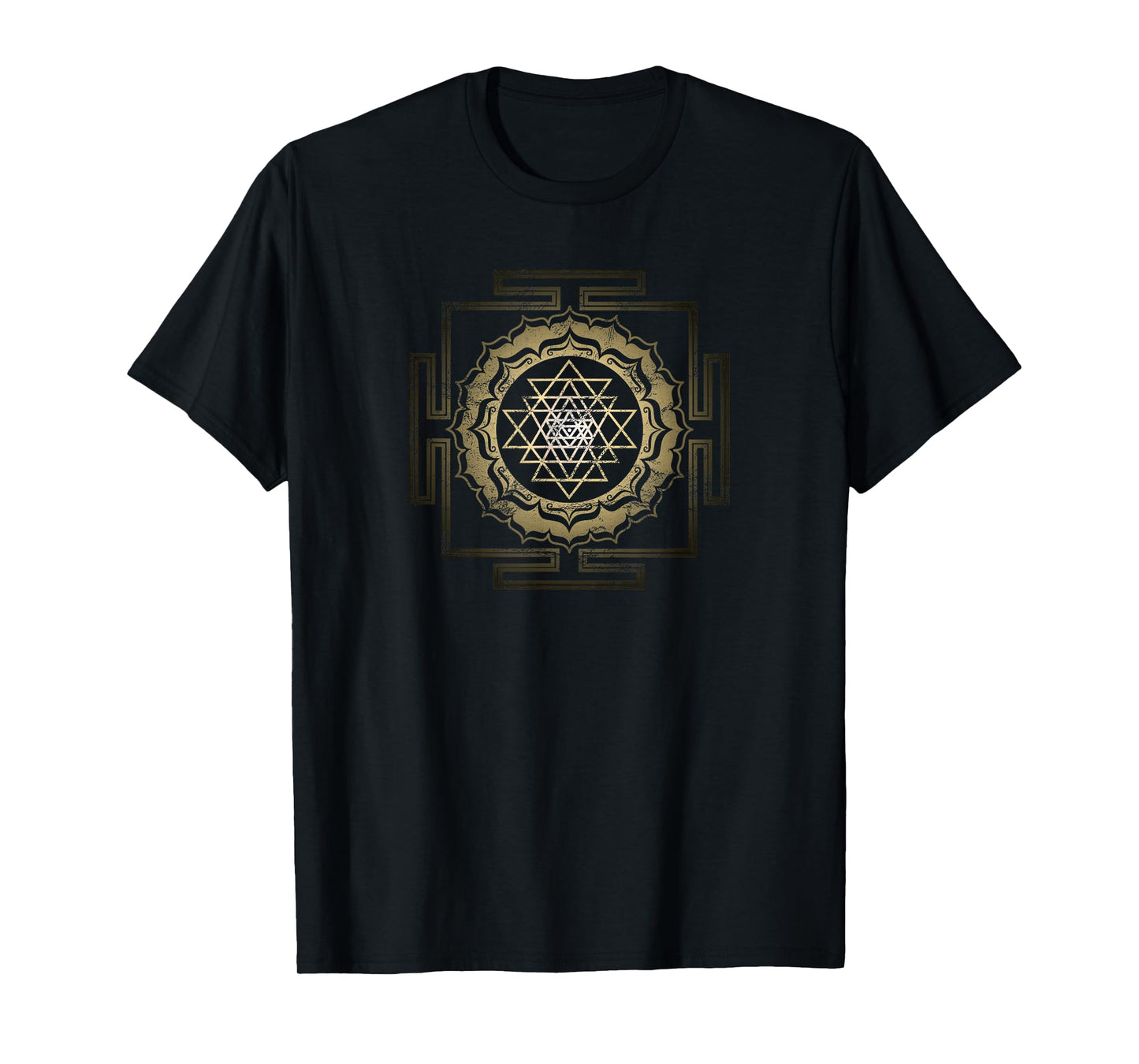 Shri Yantra Lotus Buddhism Meditation Sacred Geometry Zen T-Shirt