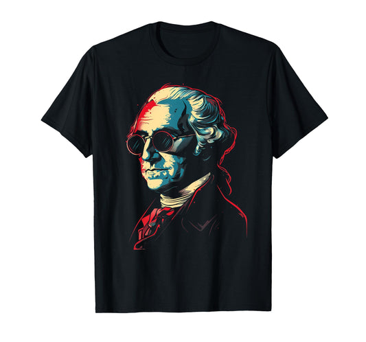 Retro Vintage George Washington - US 4th Of July T-Shirt