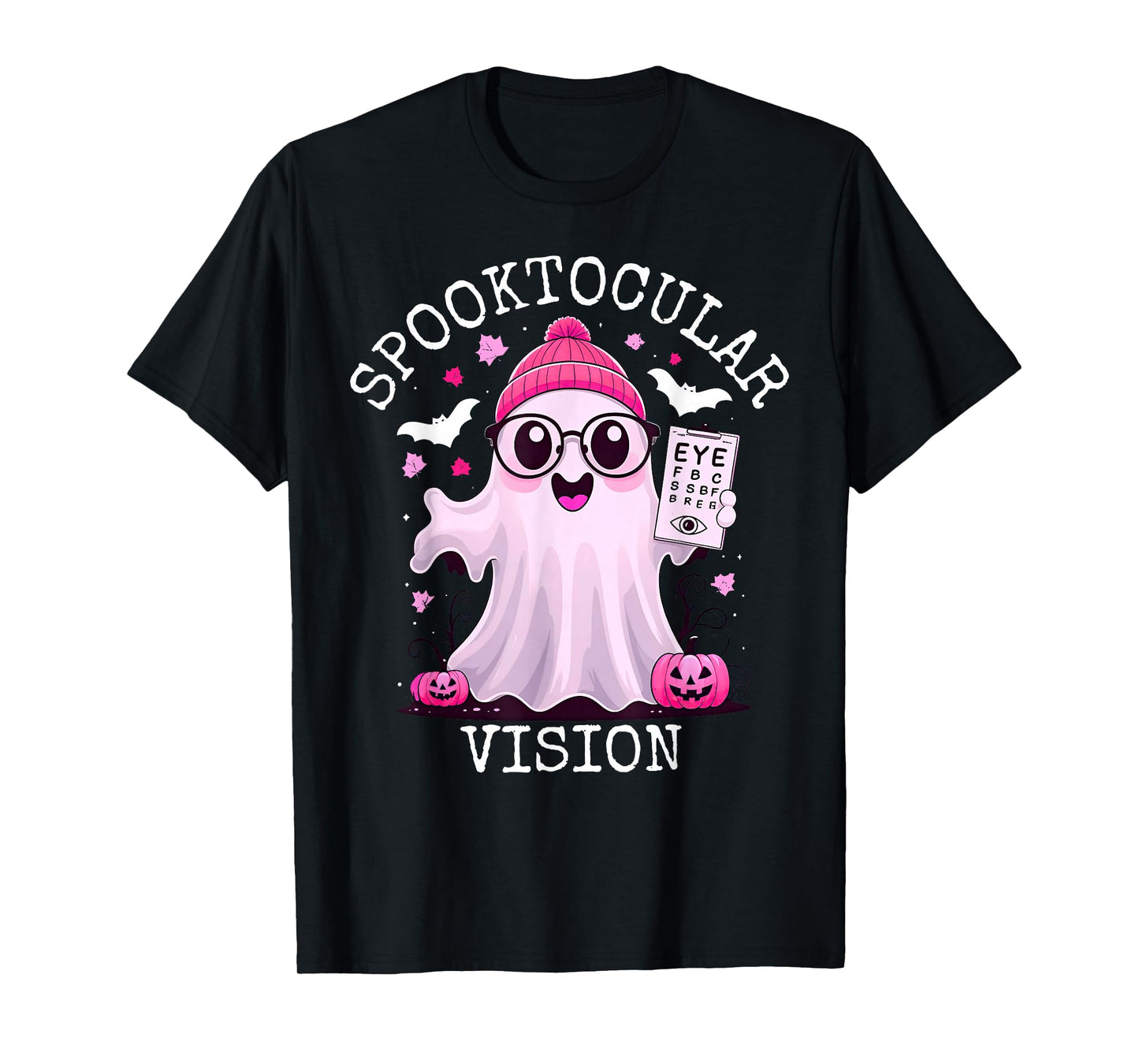 Spooktocular Vision Optometry Ghost Halloween Eye Doctor T-Shirt