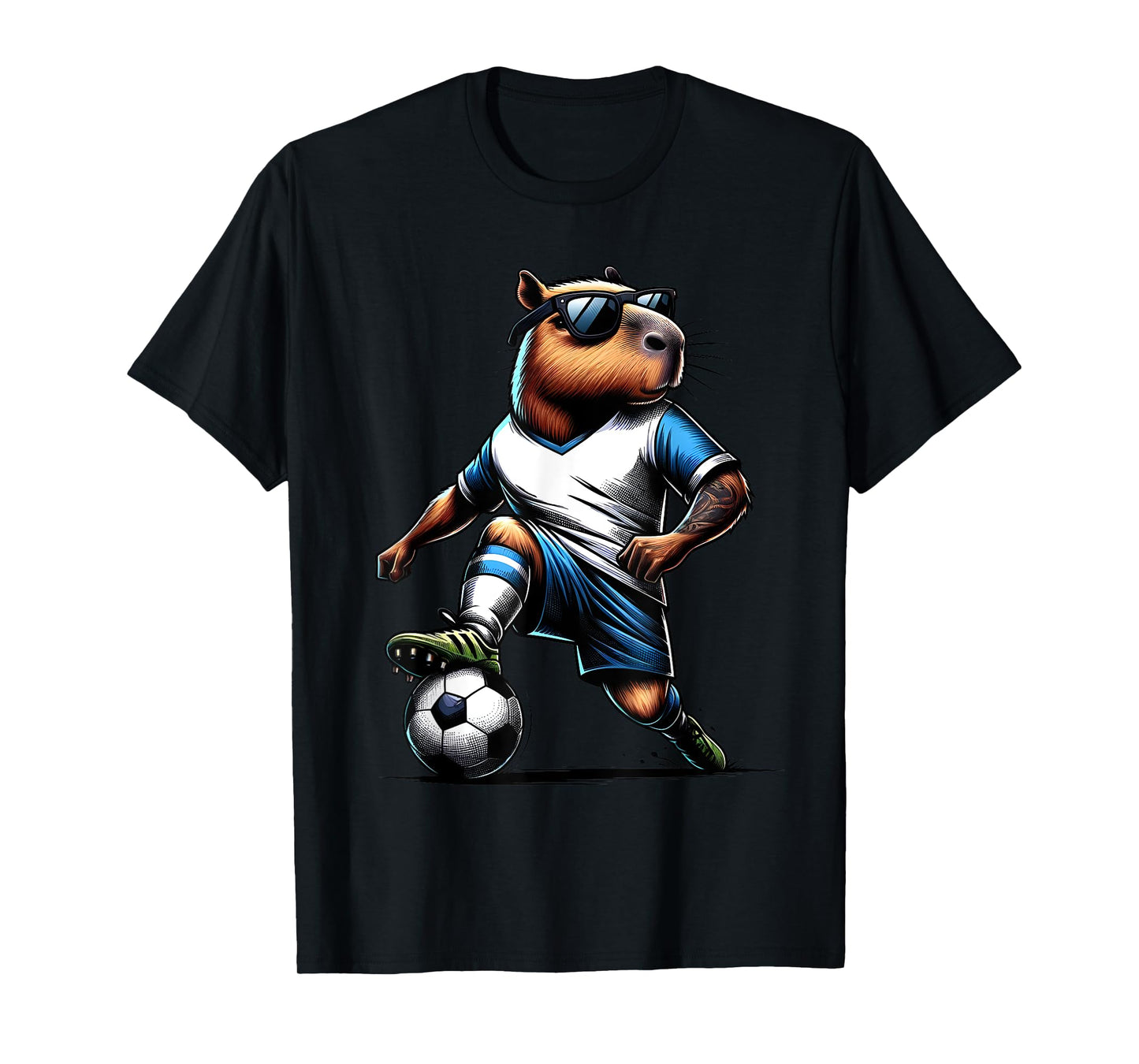 Soccer Capybara Sport - Soccer Player T-Shirt