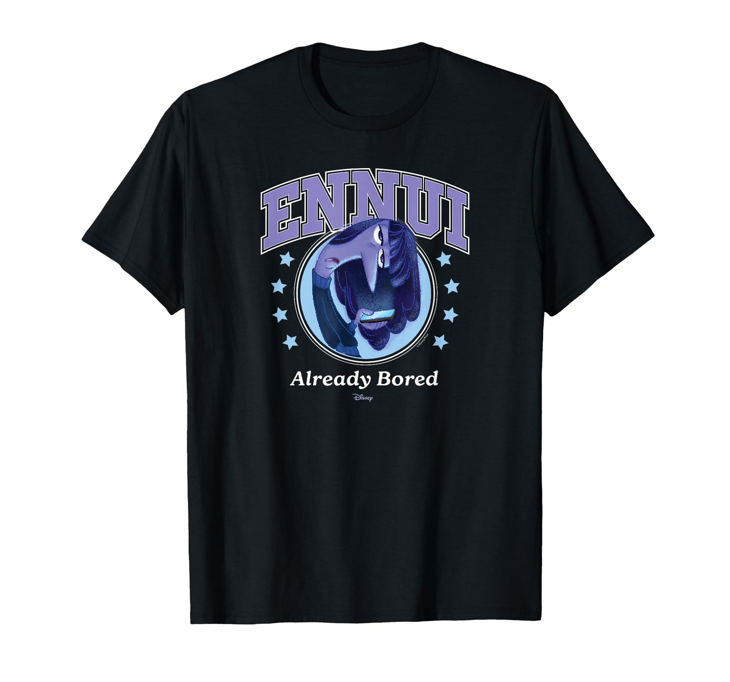 Inside Out 2 - Ennui Already Bored Emotion Character T-Shirt