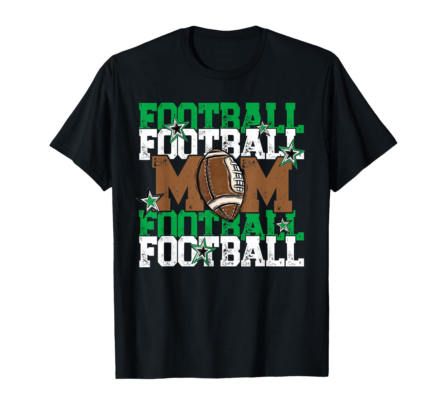 Touchdown American Football Mom Game Day Thanksgiving Retro T-Shirt
