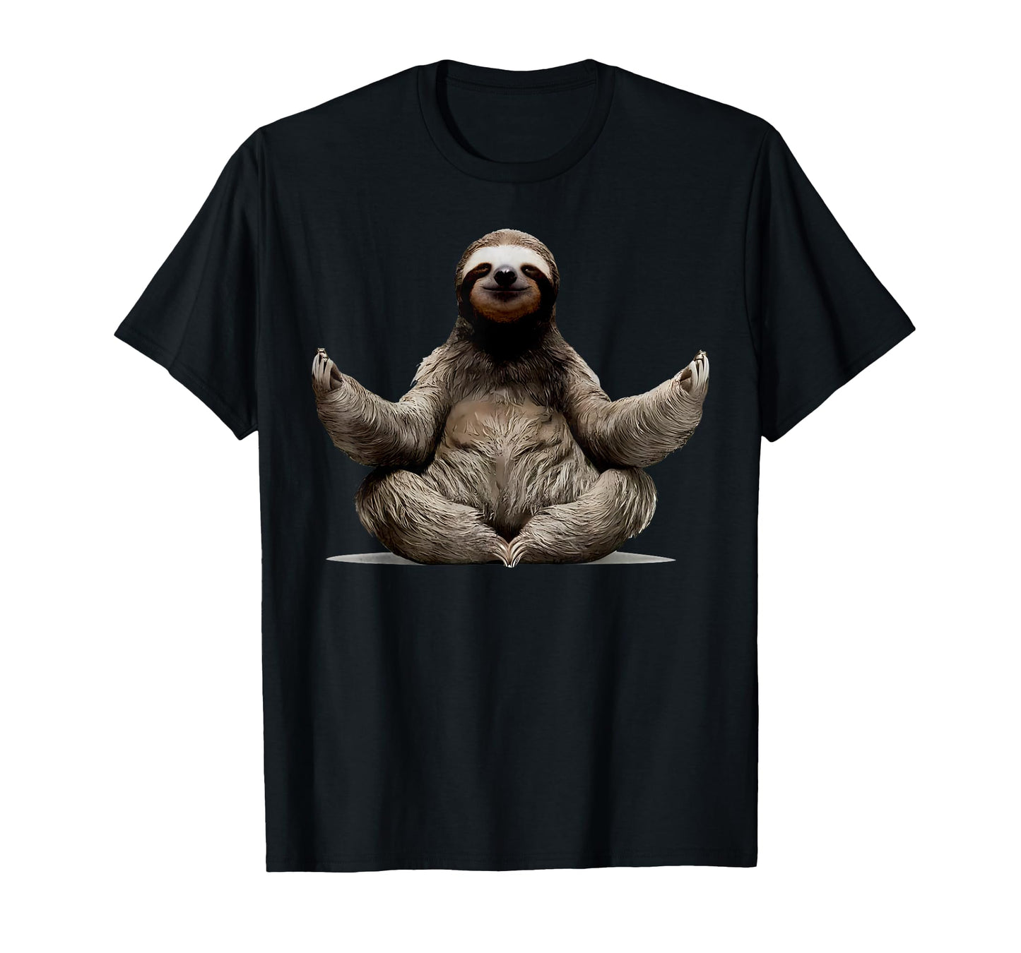 Sloth Yoga Namaste Meditation Buddhist Zen Buddha Women Men T-Shirt