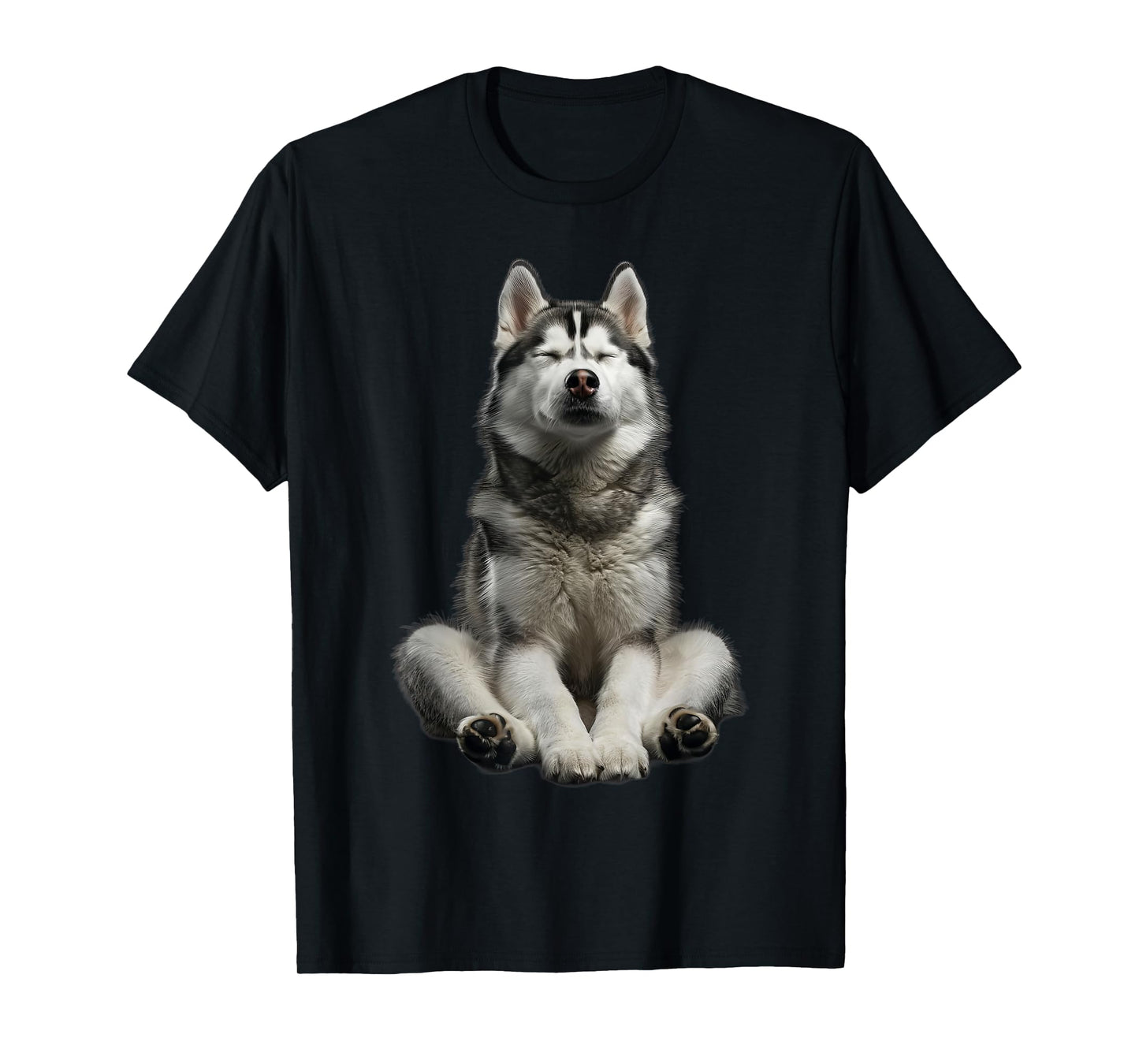 Siberian Husky Yoga T-Shirt