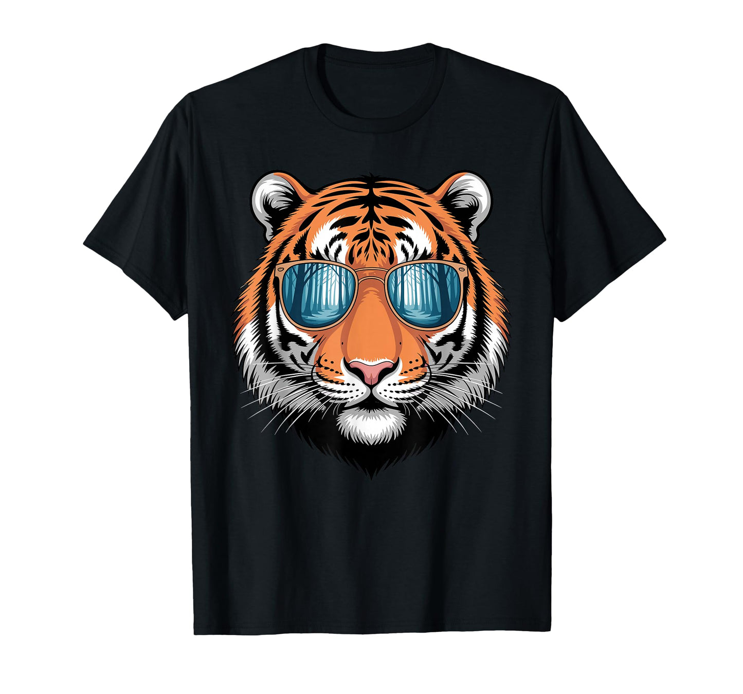 Cool Tiger Costume for Men Women Kids Pattern Tiger Lover T-Shirt