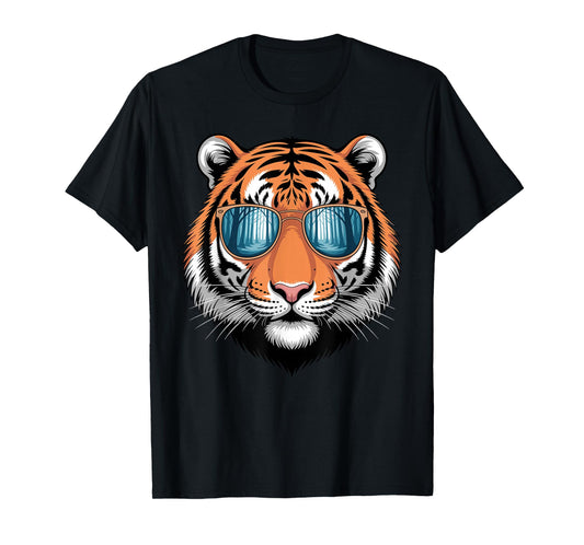 Cool Tiger Costume for Men Women Kids Pattern Tiger Lover T-Shirt