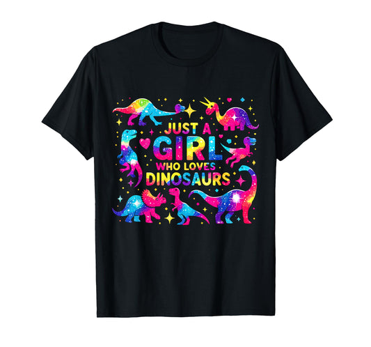 Dinosaur Just a Girl Who Loves Dinosaurs T-Shirt