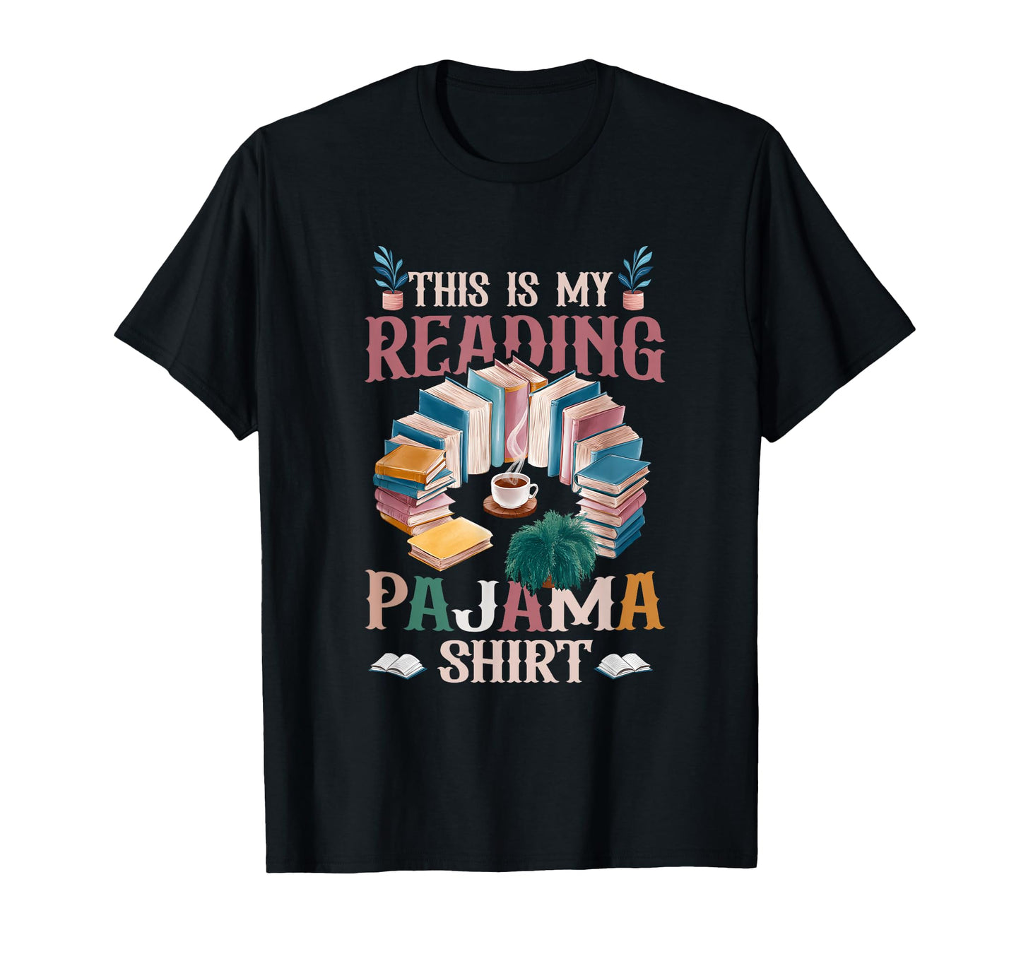 Book And Pajama This Is My Reading Pajama Bedtime Reading T-Shirt