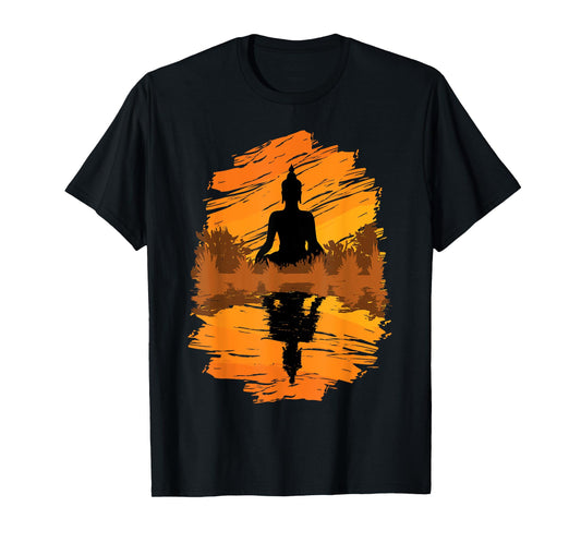 Zen Buddha Spiritual Asian Style Meditation Peace T-Shirt