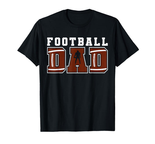Dad American Football Happy Birthday Family Matching Retro T-Shirt
