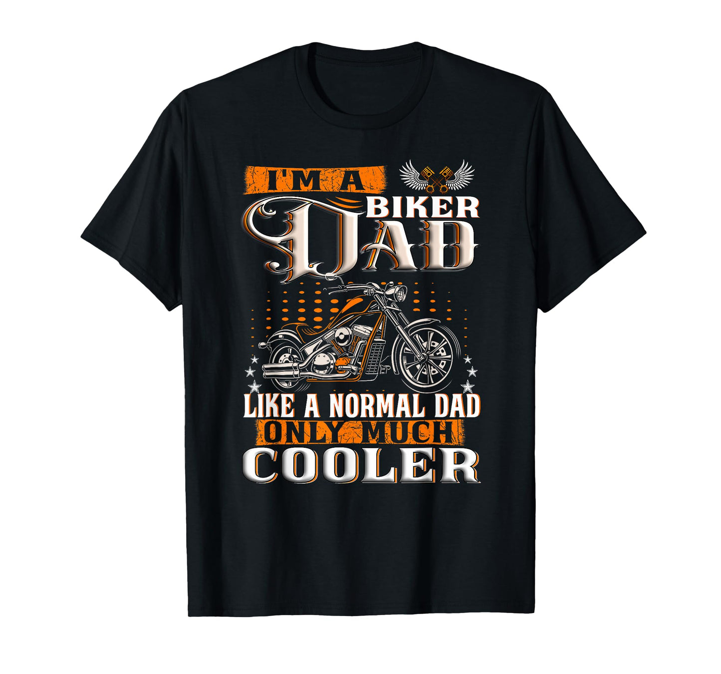 Funny Best Biker Dad Motorcycle Rider Father T-Shirt