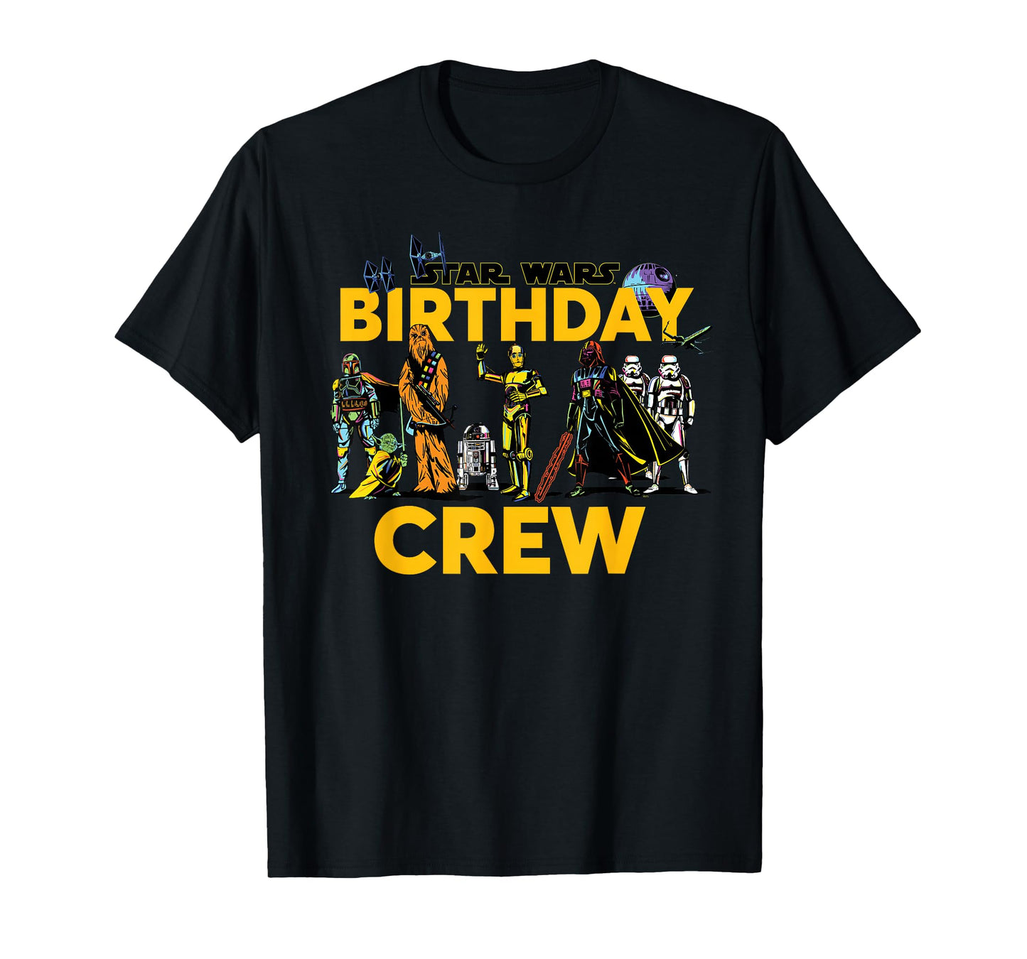 Star Wars Classic Characters Birthday Crew Party Matching T-Shirt
