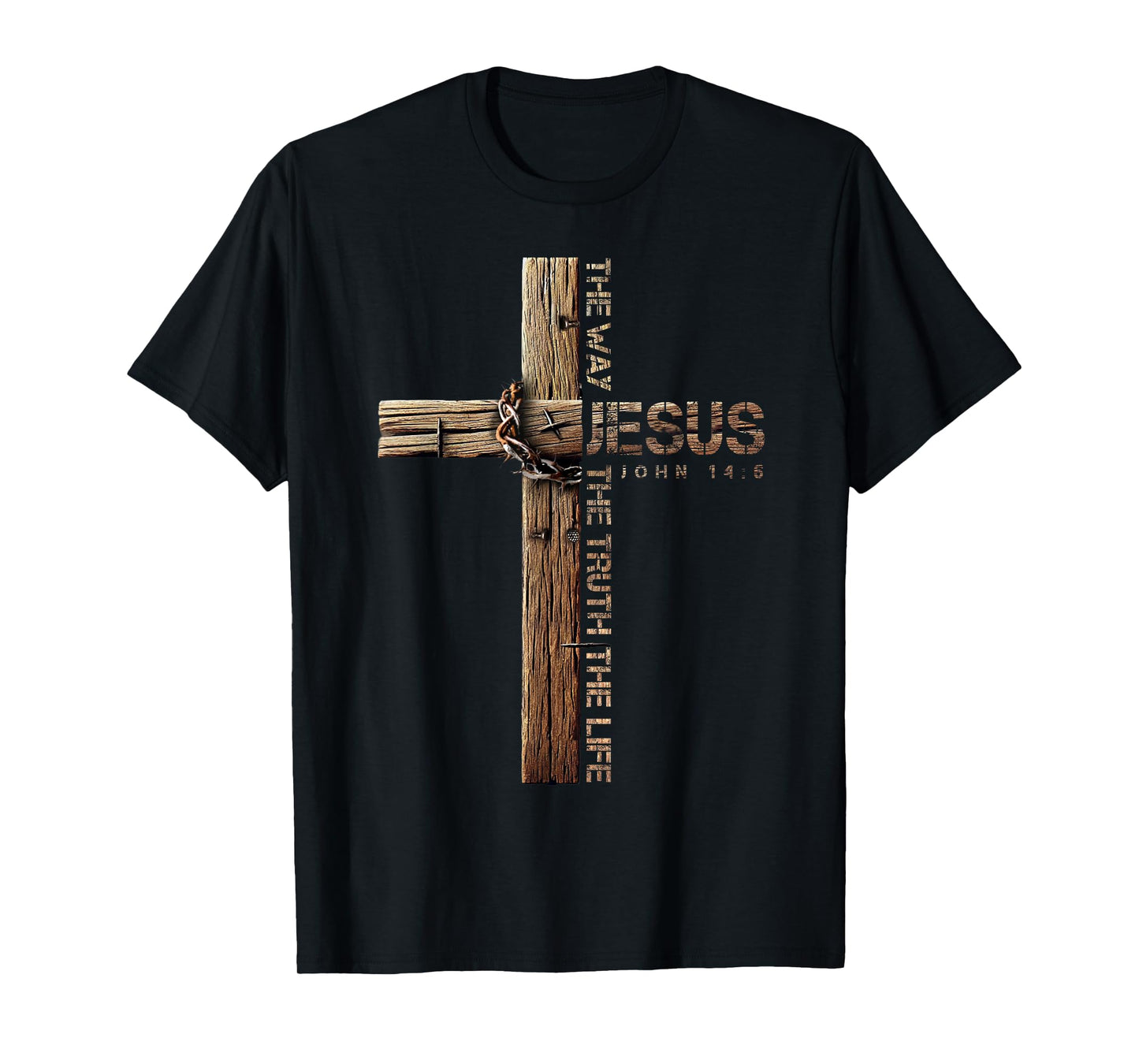 Jesus The Way The Truth And The Life Vintage Christian T-Shirt