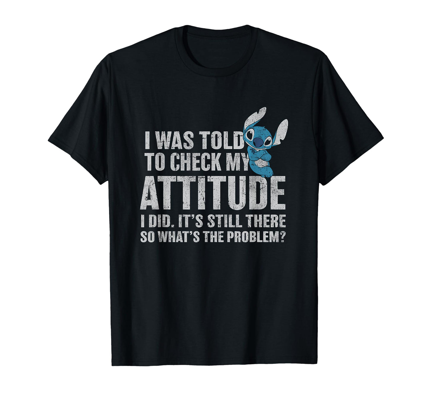 Disney Lilo & Stitch Attitude Problem Alien T-Shirt