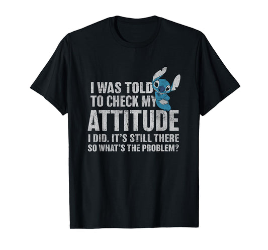 Disney Lilo & Stitch Attitude Problem Alien T-Shirt