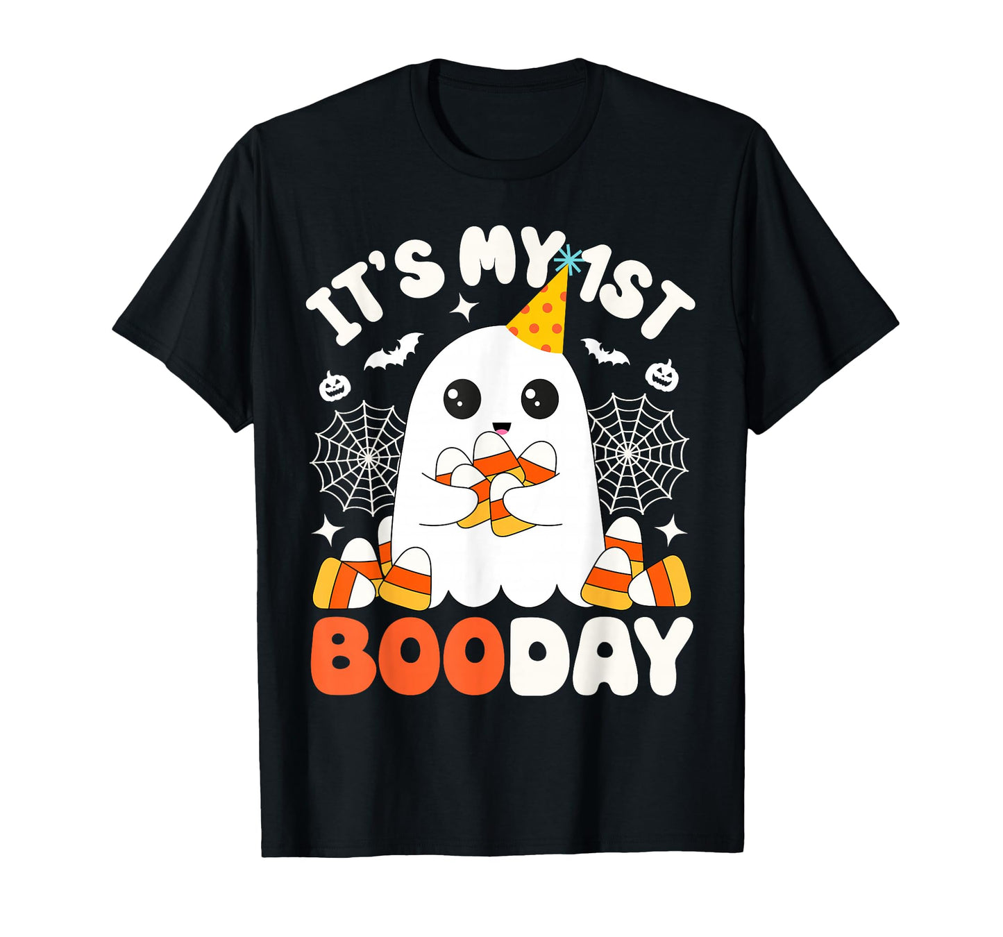 It's My 1st Boo Day, Funny Halloween Ghost 1st Birthday Boy T-Shirt