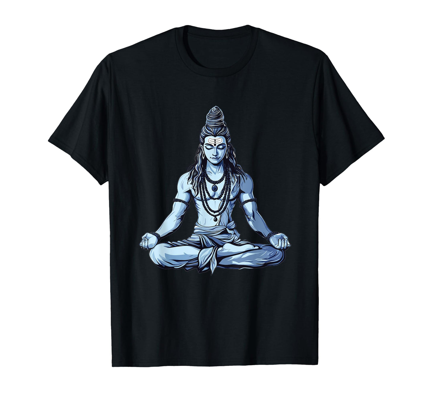 Yoga Inspired Shiva Mahadev Sitting Pose for Hinduism T-Shirt