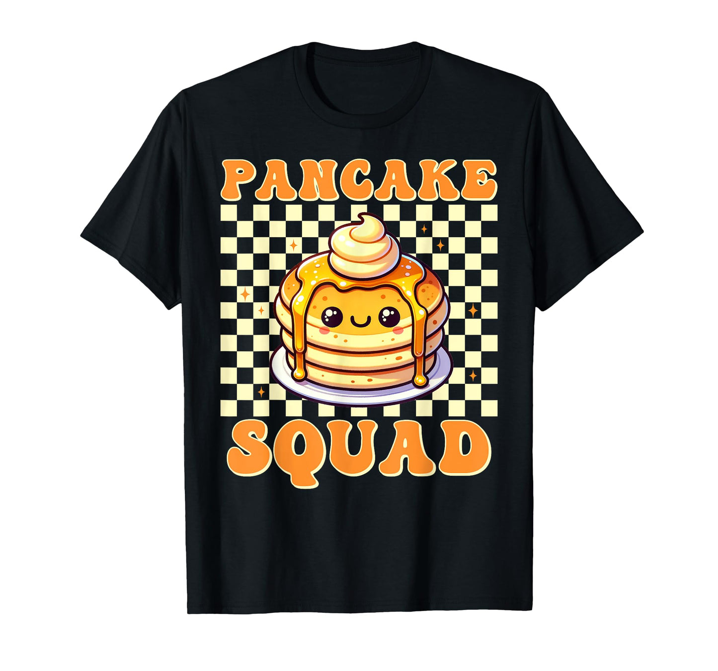Pancake Squad Crew Syrup Brunch Breakfast Bake Maker T-Shirt