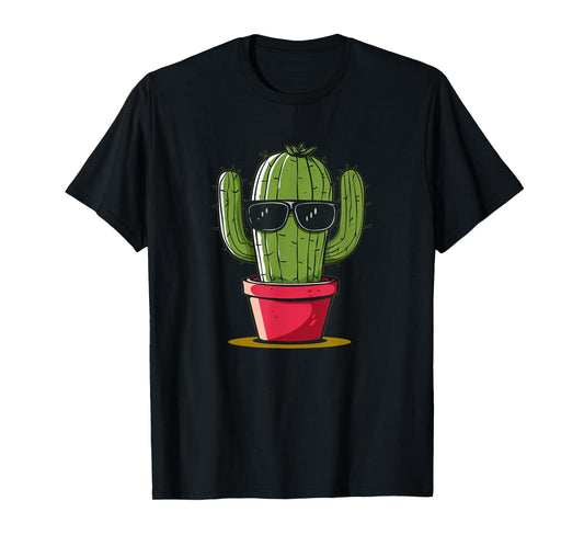 Awesome Sunglasses Cactus for Man and Woman T-Shirt