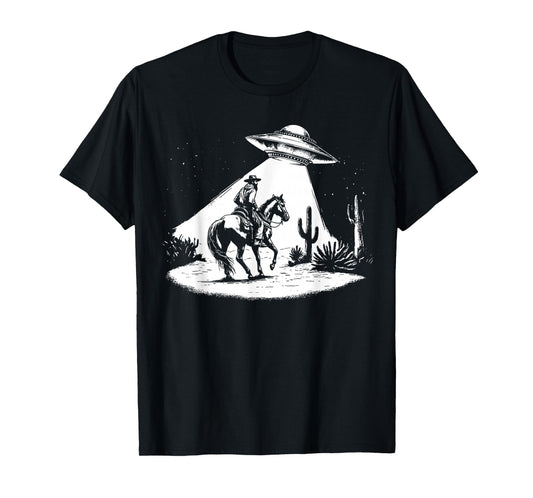 UFO Howdy Alien Cowboy Halloween Costume Ufo Western T-Shirt