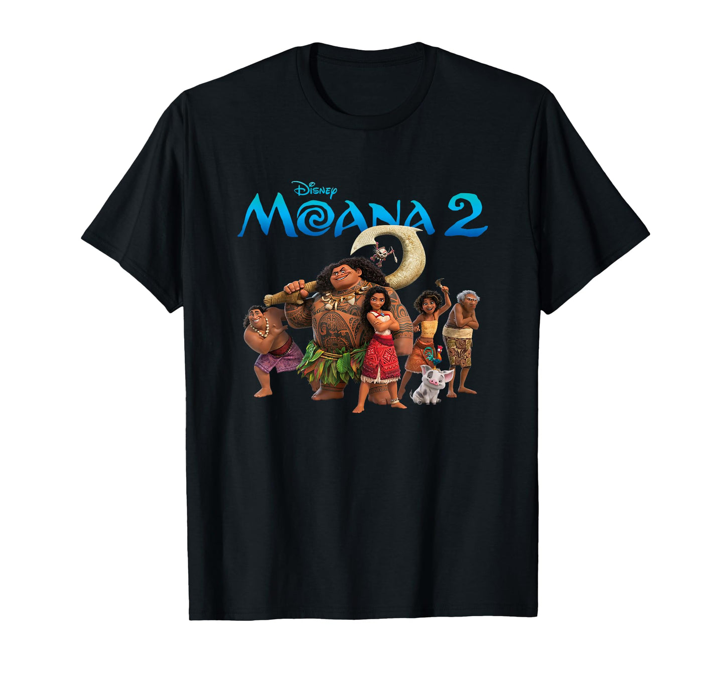 Disney Moana 2 Oceania Adventure Big Crew Panel T-Shirt