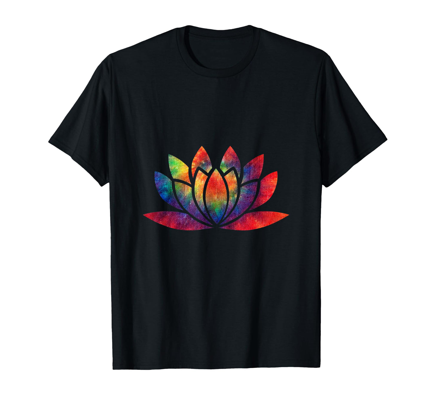 Tie Dye Lotus Flower Tie Dyed Spiritual Groovy Hamsa T Shirt T-Shirt