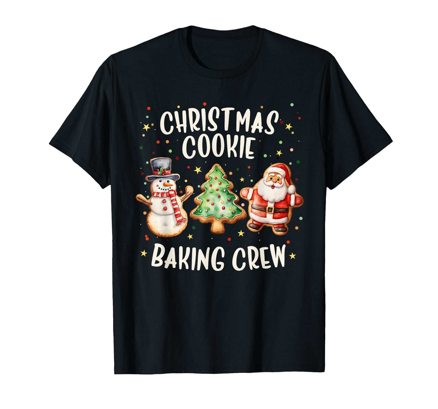 Gingerbread Team Kids Toddler Christmas Cookie Baking Crew T-Shirt