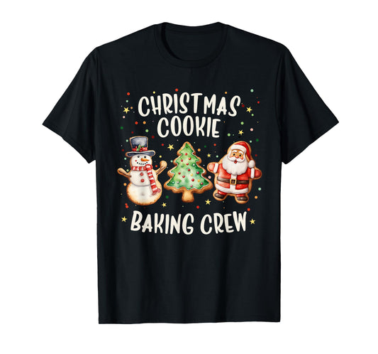 Gingerbread Team Kids Toddler Christmas Cookie Baking Crew T-Shirt