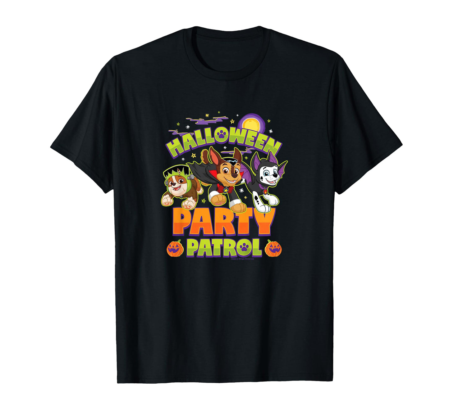 Kids Paw Patrol Series - Halloween Party Patrol T-Shirt