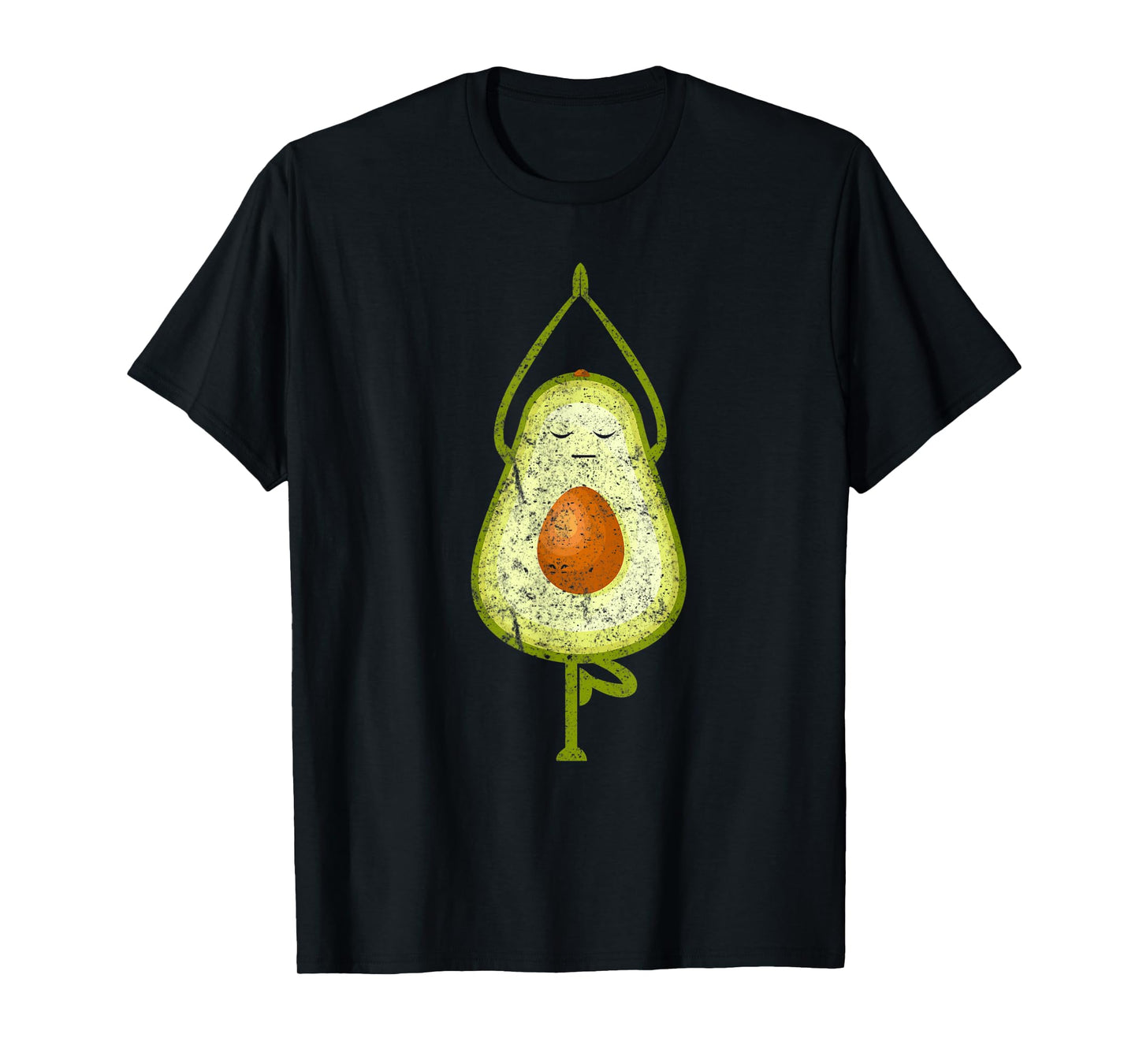 Yoga Avocado Funny Vegan Yoga Master Cute Avocado Lovers T-Shirt