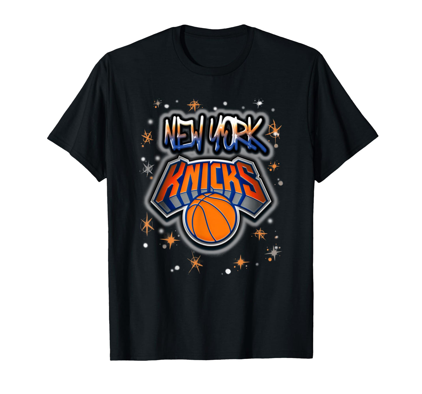 NBA New York Knicks Airbrush Logo T-Shirt