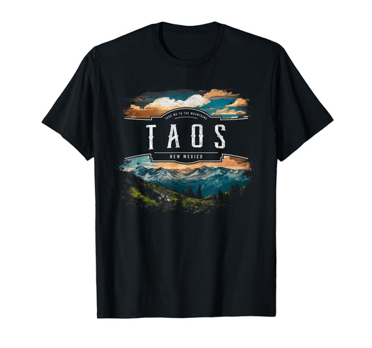 Taos Mountains New Mexico Hiking Outdoors Vintage T-Shirt