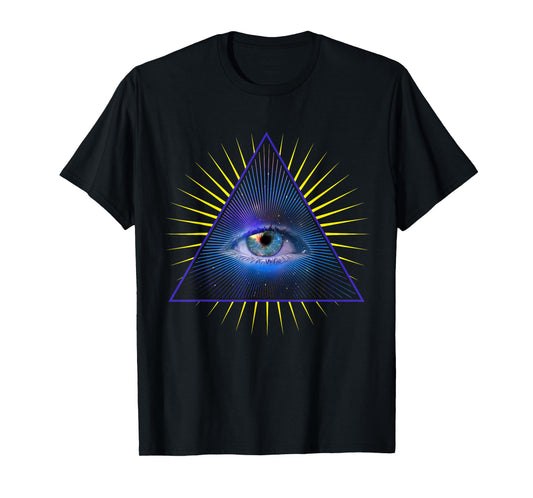 All Seeing Eye Shirt Psychic Meditation Illuminati T Shirt T-Shirt