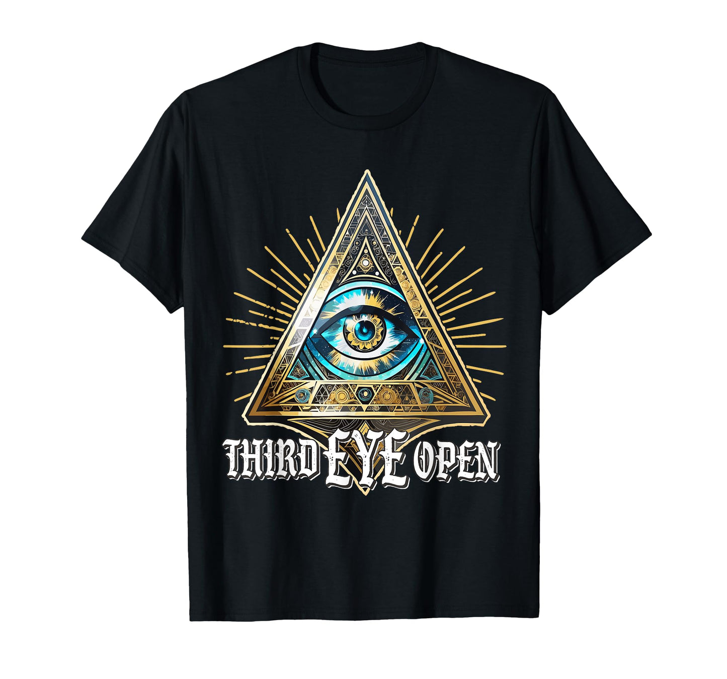 Spiritual Mystical Gaze - Streetwear All Seeing Third Eye T-Shirt