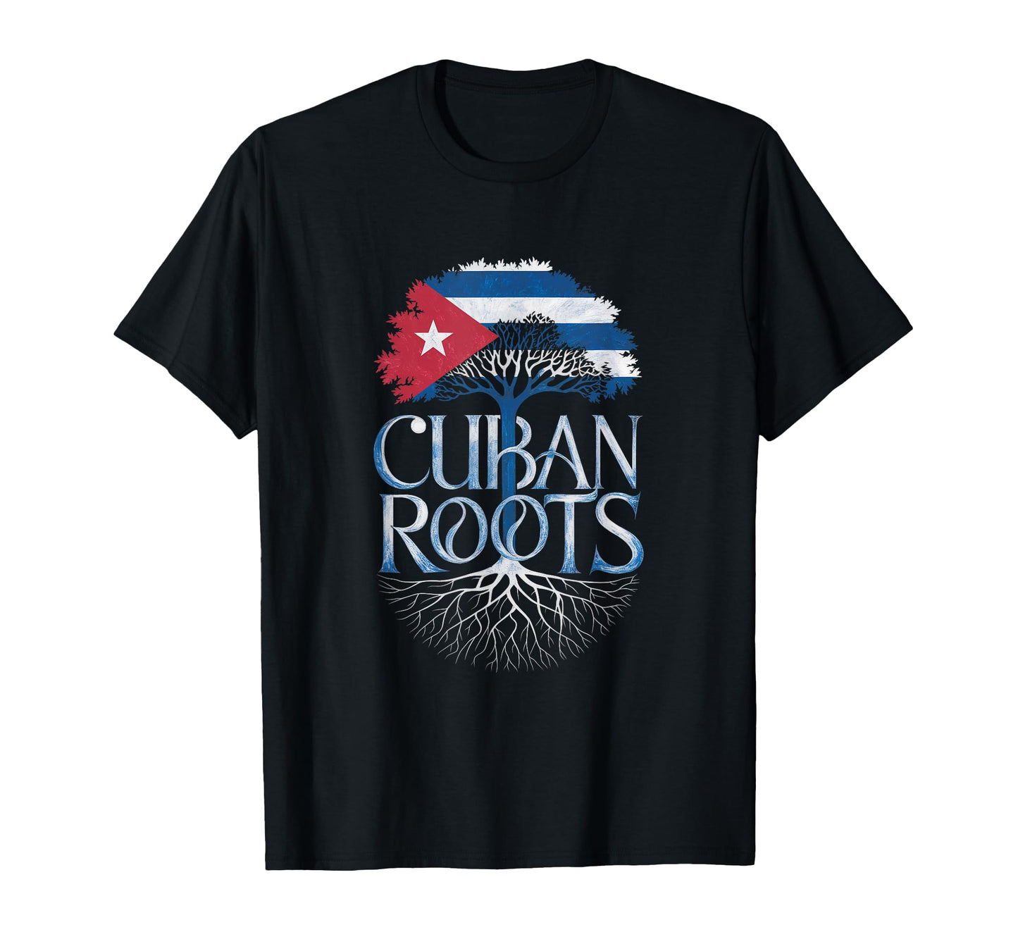 Cuban Roots - Cuba Flag Colors Family Tree Souvenir T-Shirt