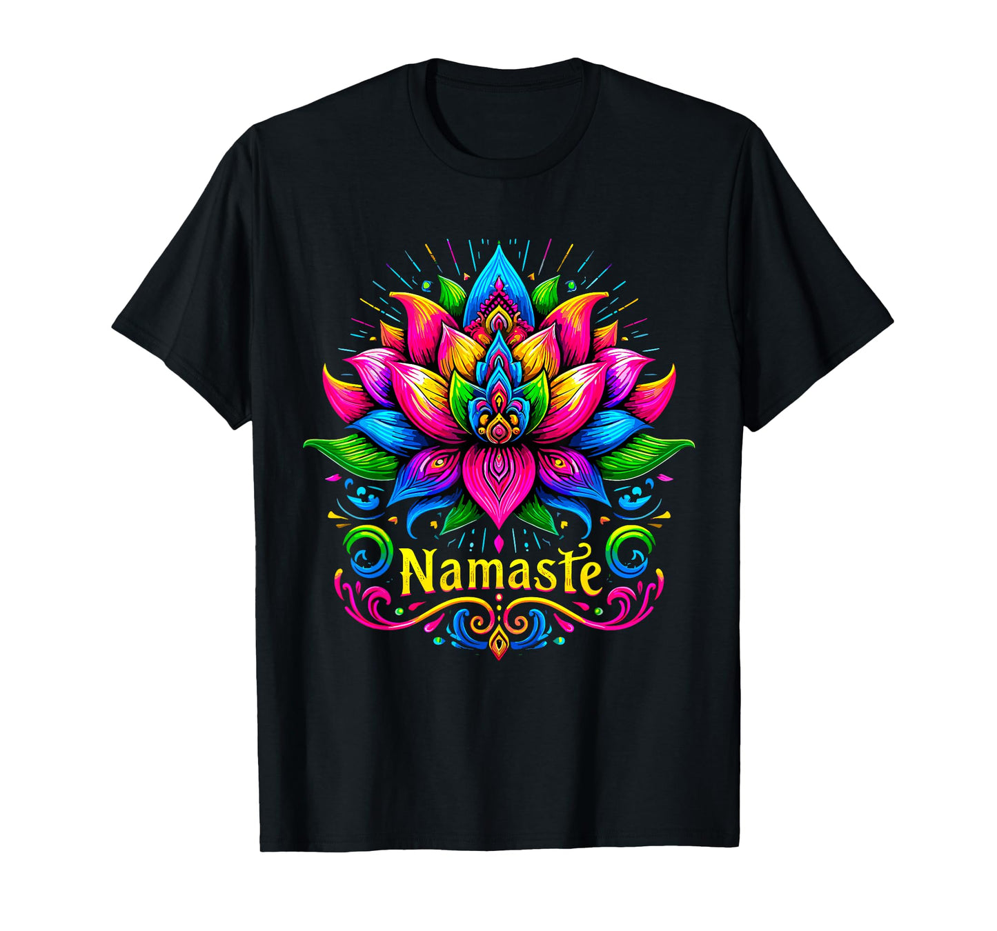 Namaste Lotus Flower Meditaton T-Shirt