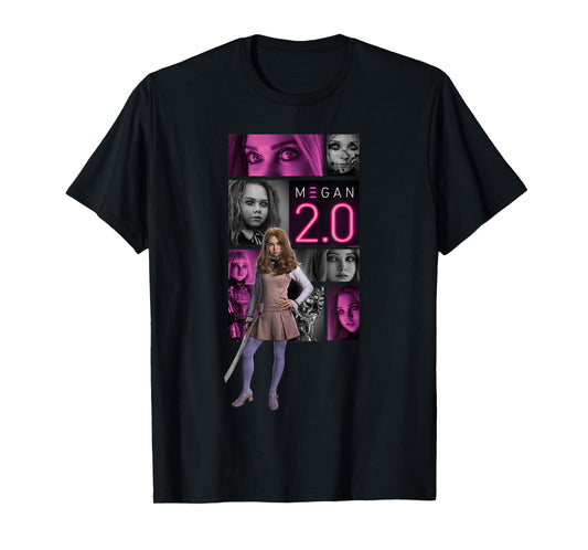 M3GAN 2.0 Killer Collage T-Shirt