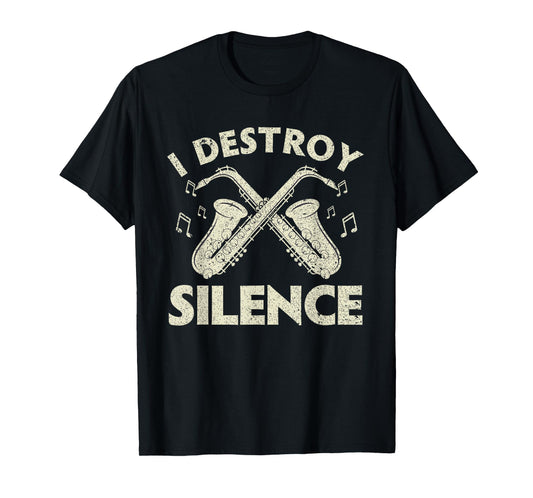Best Saxophone Art for Men Women Jazz Music Saxophone Player T-Shirt