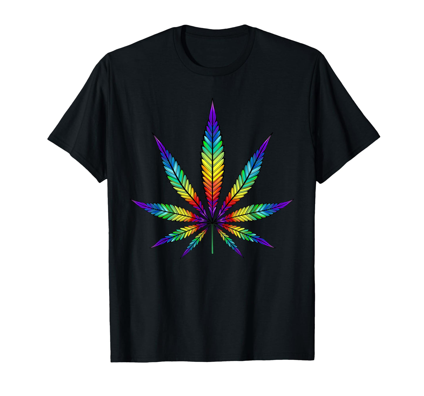 Tie Dye Cannabis Weed 420 Marijuana Leaf Lovers Men Women T-Shirt