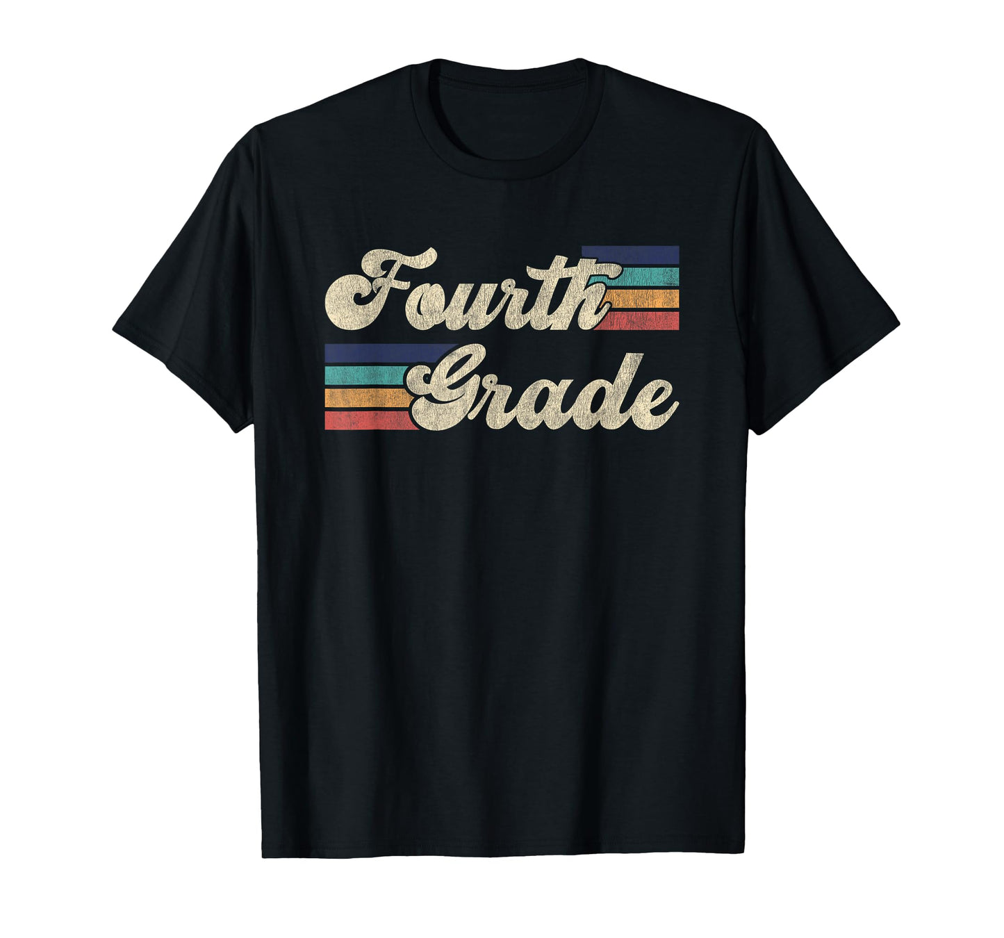 Retro Fourth Grade Shirt First Day Of School Teacher T-Shirt