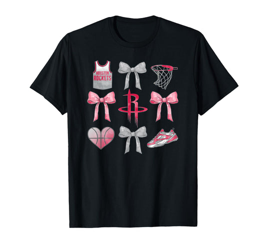 NBA Houston Rockets Bow Grid T-Shirt