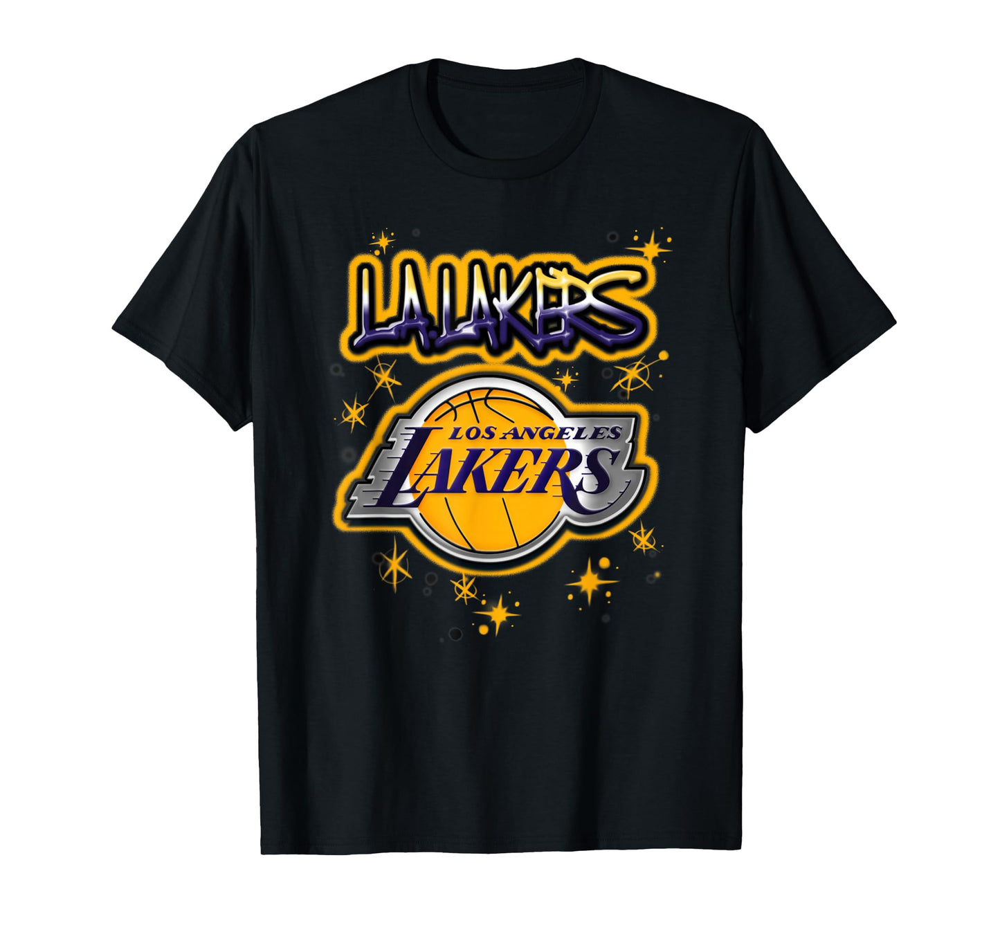 NBA Los Angeles Lakers Airbrush Logo T-Shirt